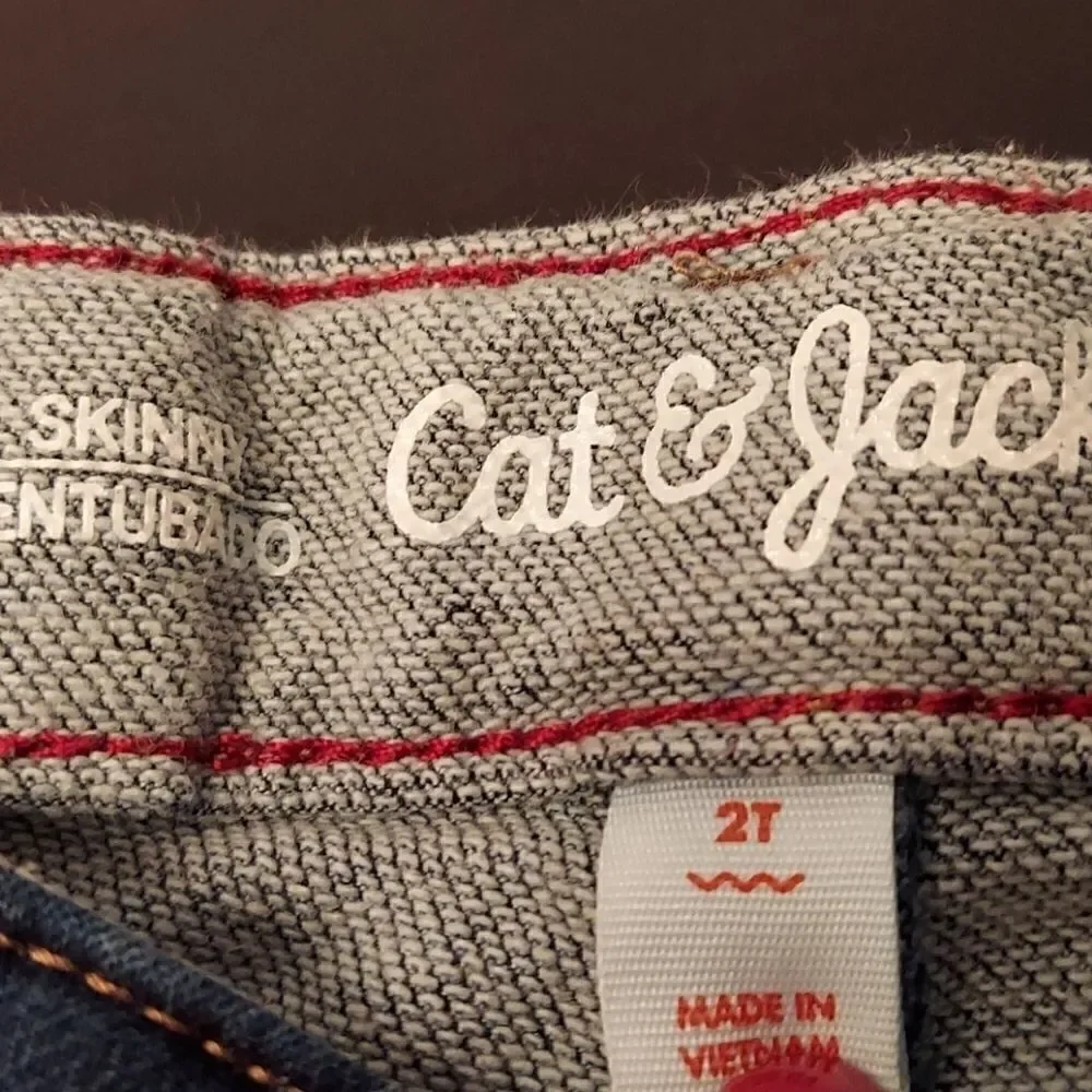 Cat & Jack Soft Dark Skinny Jeans 2T
